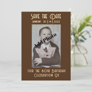 Save The Date Birthday Celebration