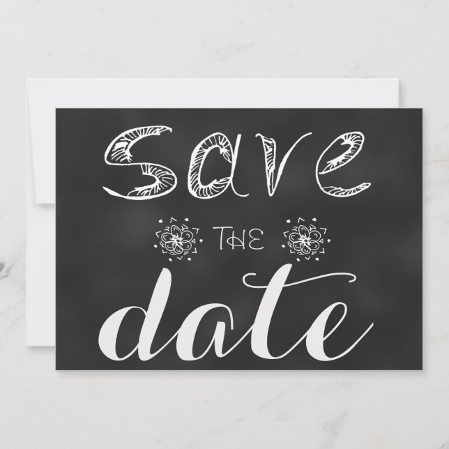 Save The Date: Blackboard Edition Date (Front)