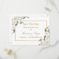 Save the date boda de oro