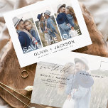 Save the Date Boho Minimalist Photo Modern Postcard<br><div class="desc">Capture the essence of your love story with our Save the Date Boho Minimalist Photo Modern Postcard. This postcard is a fusion of contemporary minimalism and bohemian charm, making it the perfect choice for announcing your upcoming wedding. Featuring your cherished engagement photo, this postcard becomes a tangible memory that your...</div>