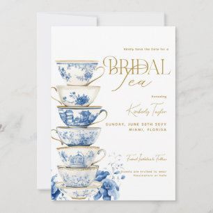 Save The Date Bridal Tea Party Bridal Shower Invitation