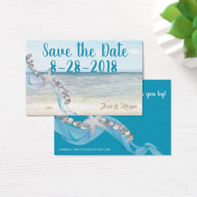 Save the Date Business Cards (Desk)