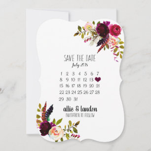 Save The Date Calendar