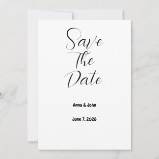 Save the Date card