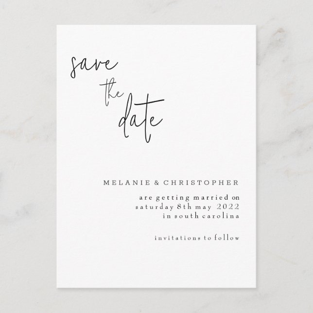 Save the Date Card (Front)