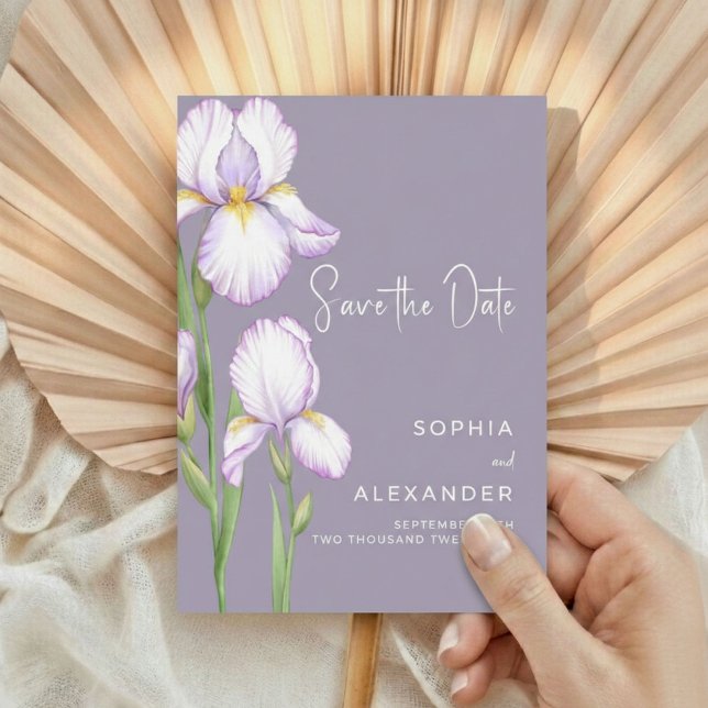 Save the Date Card for a Modern Wedding.  (Creator Uploaded)