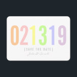 Save the Date Card - Icecream Day<br><div class="desc">Simple Save the Date,  personalise with your unique info.</div>