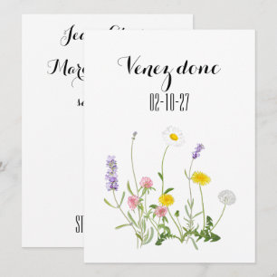 Save the date card, rustic wedding, boho wedding i invitation