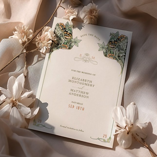 Save the Date Card Victorian Elegance Wedding (Creator Uploaded)