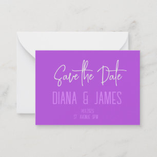 Save the Date Card with QR Code