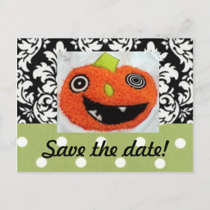 Save the Date Cards for Halloween Wedding