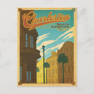 Save the Date   Charleston, SC Announcement Postcard