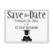 Save The Date Class Reunion Minimalist Black White