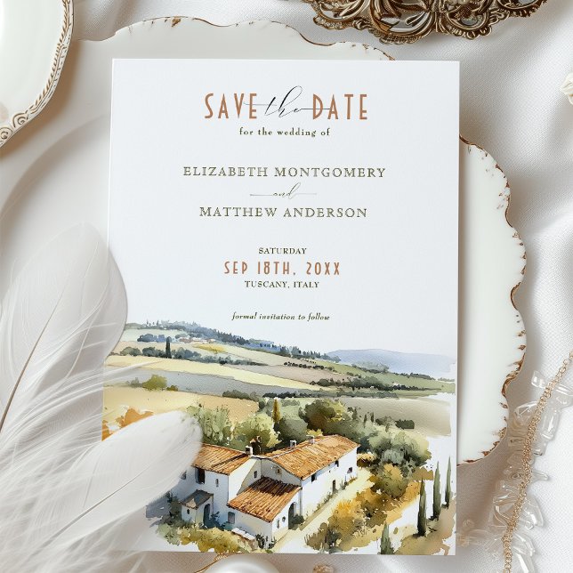 Save The Date Country Relais & Spa Le Capanne Invitation (Creator Uploaded)