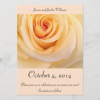 Save the date! Creme Rose Date