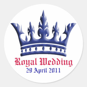 Save the Date Crown Envelope Seal