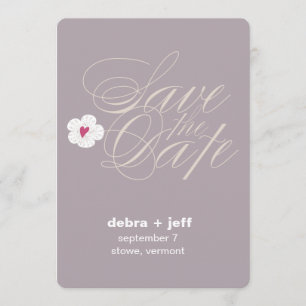 Save the Date Cursive