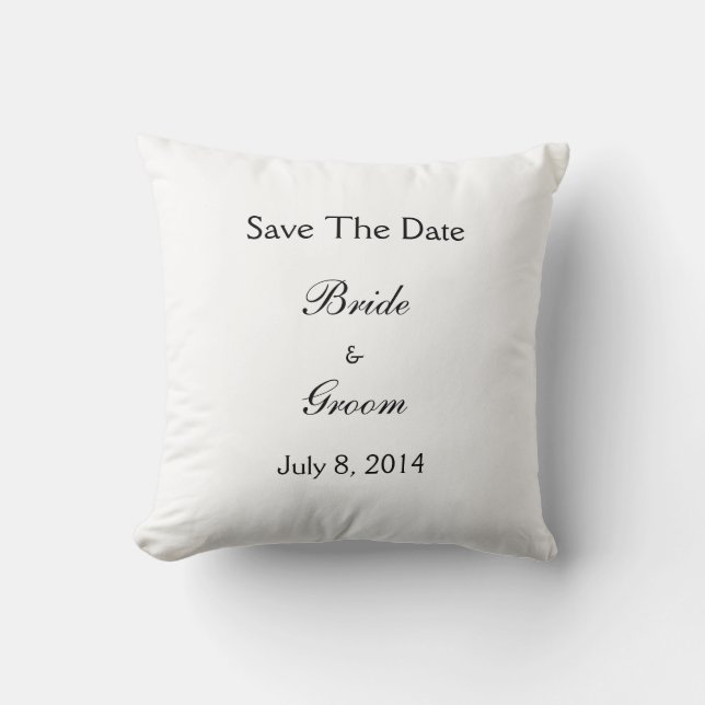 Save The Date Cushion (Front)