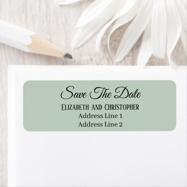Save The Date Custom Name Return Address (Insitu)