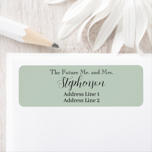 Save The Date Custom Name Return Address (Insitu)