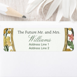 Save The Date Custom Name Return Address
