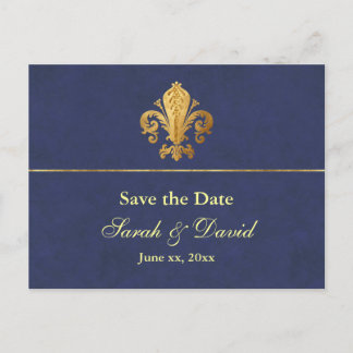 Save the Date Customisable Announcement Postcard