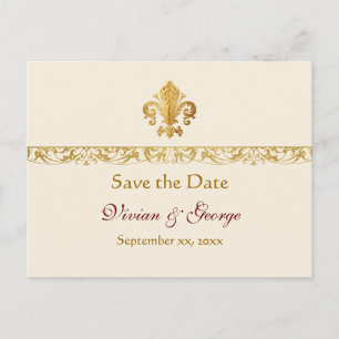 Save the Date Customisable Announcement Postcard