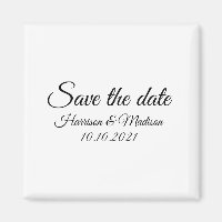 Save the Date, customise text Wedding Announcement