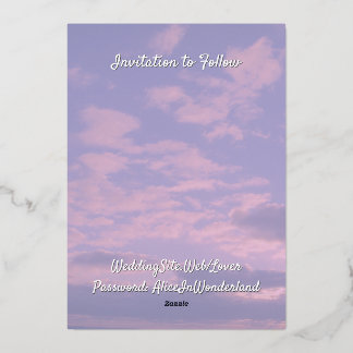 Save the Date: Dream Clouds Lover Theme