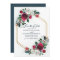 Save the Date. Dusty Blue | Burgundy Bloom Wedding