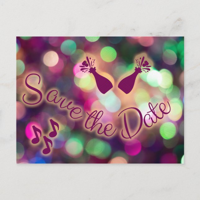 Save the Date Einladungskarte! Postcard (Front)