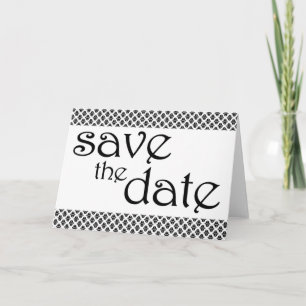 save the date : elegant floral : announcement