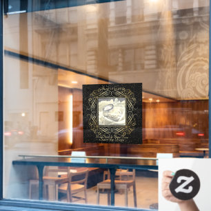 Save the Date Elegant Gold Foil Dots Look