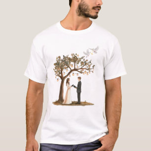Save The Date Elegant Script Minimal Design T-Shirt