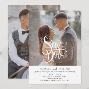 Save the Date Elegant Wedding Invite