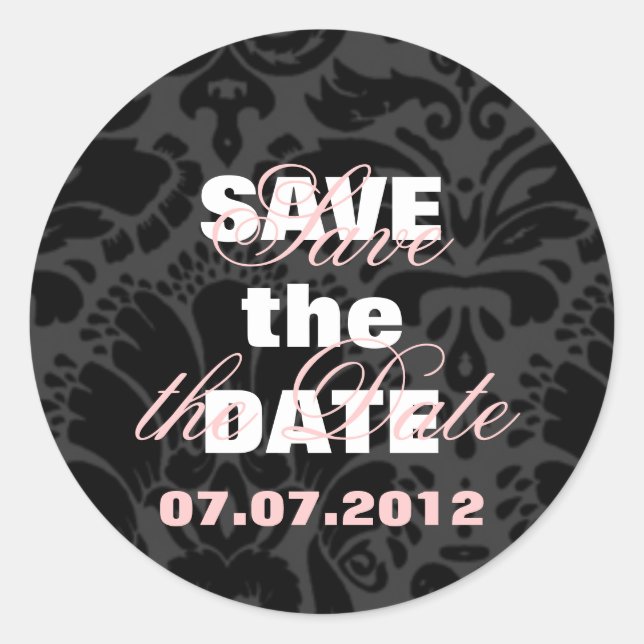 Save the Date Envelope Seal (Front)
