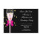 Save The Date Fabulous 40 Hot Pink Gold Bubbles