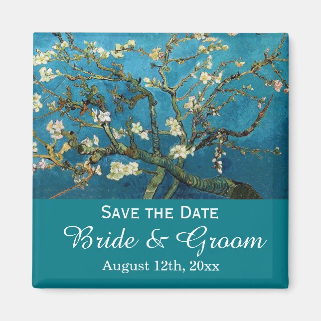 Save the date, famous fine art magnet (Front)