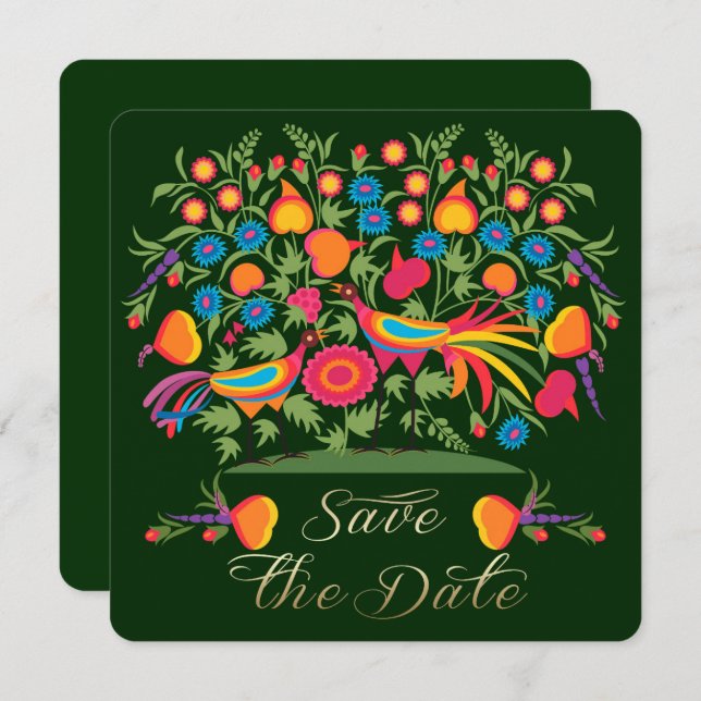 Save the Date for a Wedding Anniversary Party Card (Front/Back)