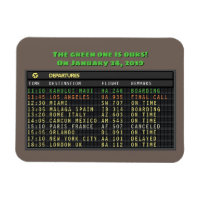 Save the Date for Our Flight (customisable)