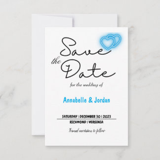 Save the date for wedding