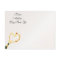 Save the Date Gold Zebra Stripes Postcard