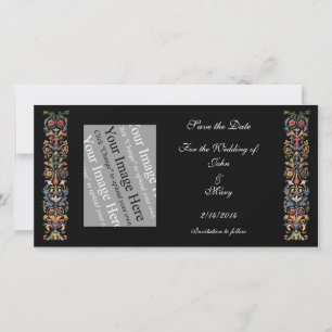 Save the Date Gothic Custom Photo Card Template