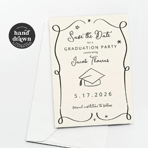 Save the Date Graduation Card