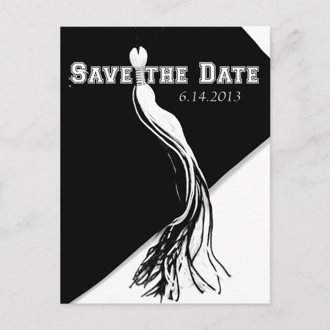Save the Date Graduation Postcard (Front)