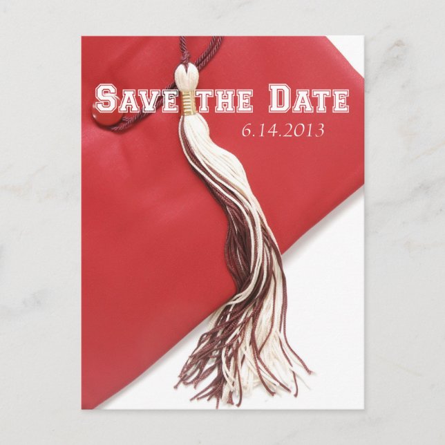 Save the Date Graduation Postcard (Front)