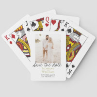 Save The Date Handwritten Personalised Photo