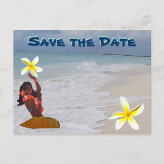 Save the Date Hawaii Postcard