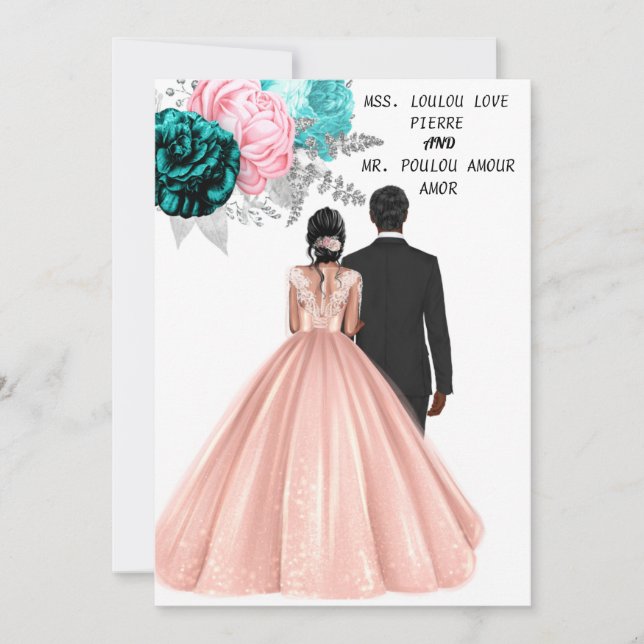 Save the date invitation (Front)