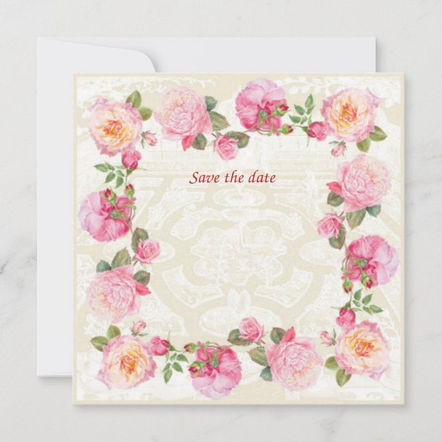 Save the date invitation (Front)